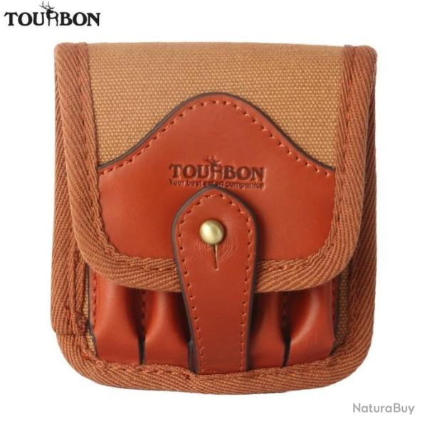 Tourbon Porte Munitions en Cuir et Toile LIVRAISON GRATUITE !!