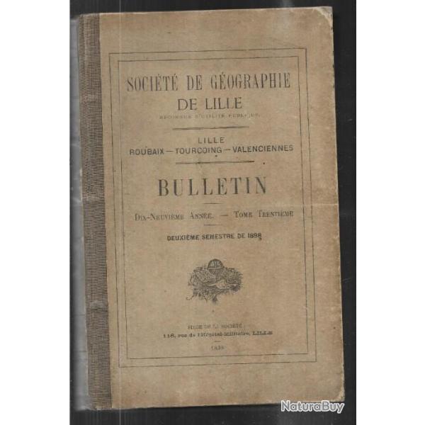 bulletin de la socit de gographie de lille roubaix tourcoing, 1898 tome 2