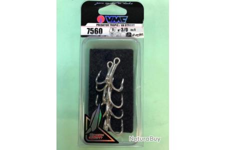 Hameçons Triples VMC 8626 CB N°4 - Boîte De 10 - Neufs