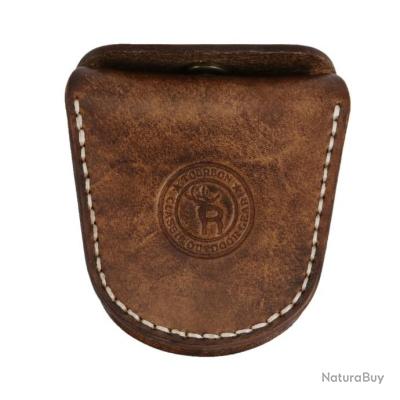 Tourbn Ceinture de Cartouche en Cuir véritable 9mm/.38 Porte-munitions Sangle de Pistolet