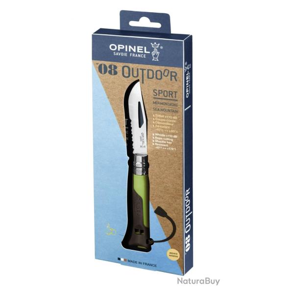 N�8 OUTDOOR MER-MONTAGNE OPINEL Terre Vert