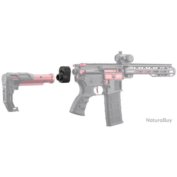 ADAPTATEUR DROP STOCK 0� POUR M4 AEG OR