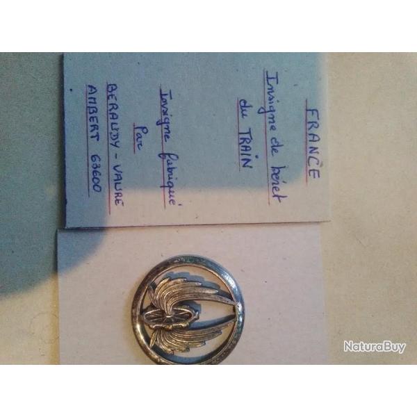 Insigne de b�ret du Train