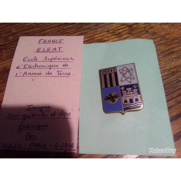 Insigne ESEAT Arm�e de Terre