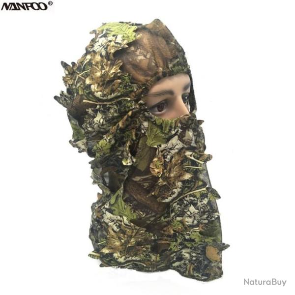 3D Cagoule de Camouflage LIVRAISON GRATUITE !!