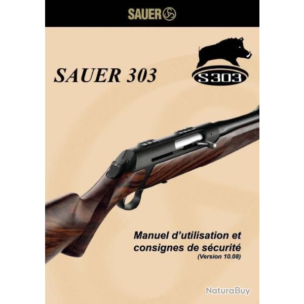 notice carabine SAUER 303 (envoi par mail) - VENDU PAR JEPERCUTE (m303)