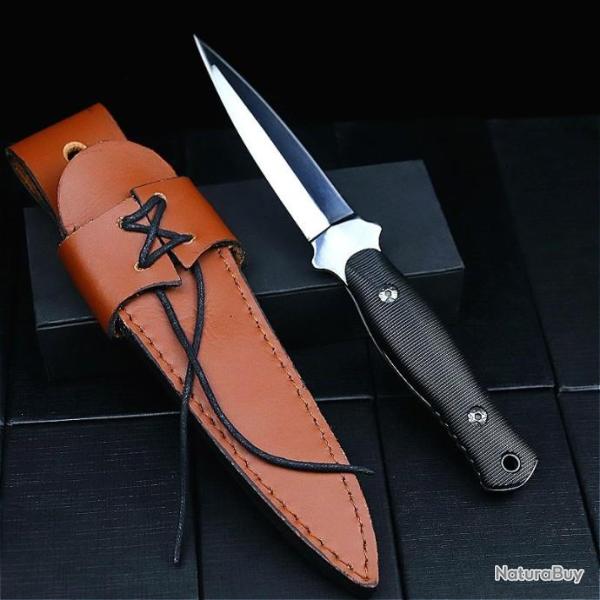 EVERRICH Couteau DROIT TACTIQUE  24CM - LIVRAISON GRATUITE !!