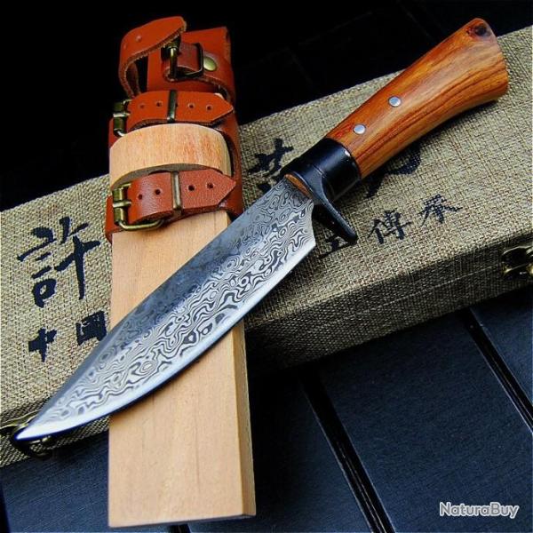 EVERRICH Couteau A LAME FIXE  25CM - LIVRAISON GRATUITE !!