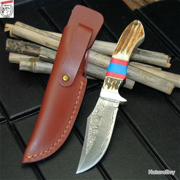 EVERRICH COUTEAU DE CHASSE TACTIQUE 20CM LIVRAISON GRATUITE !!