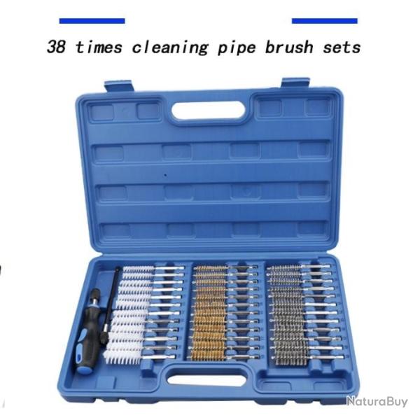 KIT DE NETTOYAGE DE PISTOLET FUSIL 38 PIECES LIVRAISON GRATUITE !!
