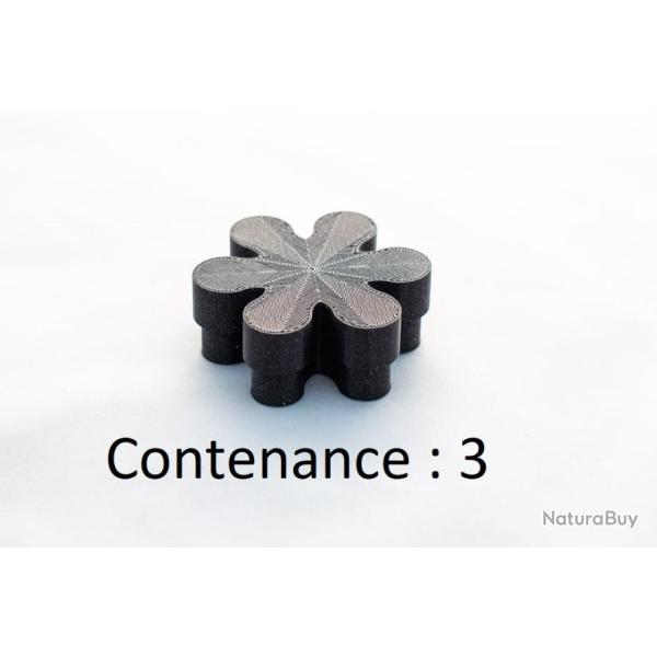 Bo�te fleur pour 3 �toiles porte amorces (6 branches)