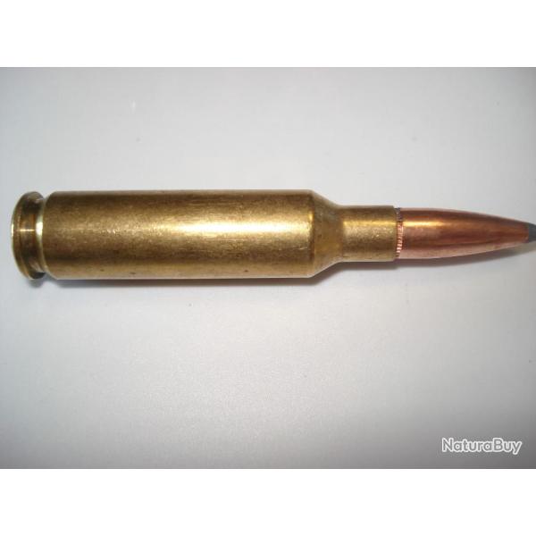 une cartouche de 6,5 creedmoor ogive demi blinde pour collection marque hornady