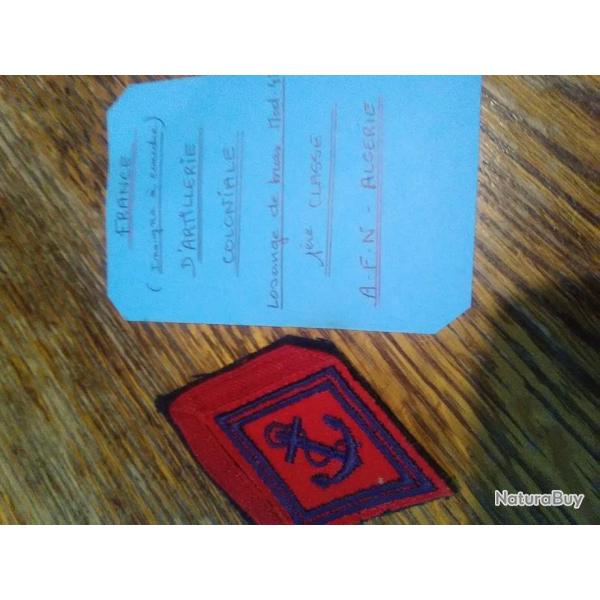 Insigne 1er d infanterie m�tropolitaine Caporal engag�