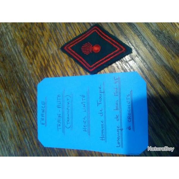 Insigne Train Auto Homme de troupe