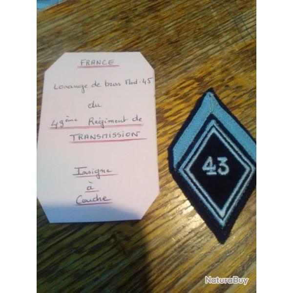 Insigne 43 �me r�giment de transmission