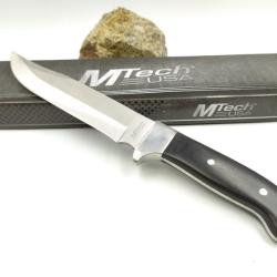 Poignard Bowie Manche en Pakkawood avec Etui nylon MT2083BK071SD