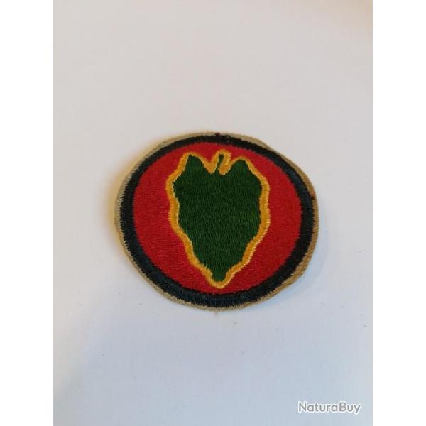 Patch arm�e us 24th INFANTRY DIVISION WW2 ORIGINAL 2
