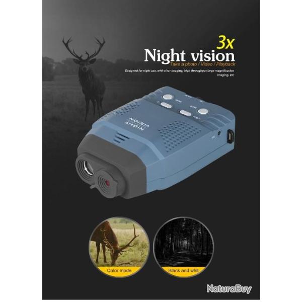 Fire Wolf NV100 MONOCULAIRE 2X VISION NOCTURNE - LIVRAISON GRATUITE !!