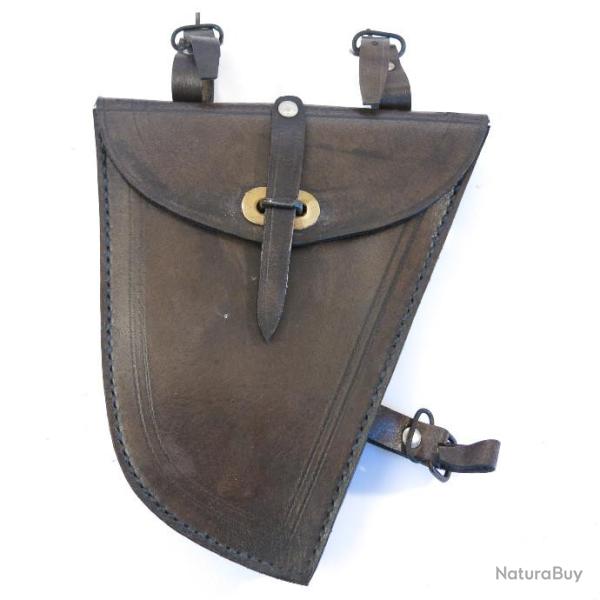 Petite sacoche cuir DU vlo Allemand 39/45 wH