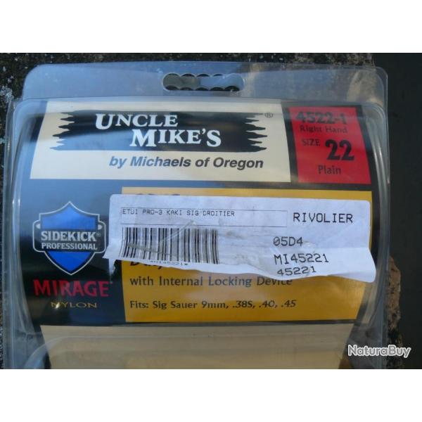 Holster Pro Uncle Mikes Droitier