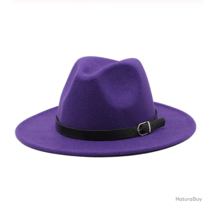 Chapeau Femme Vintage Années 70/80 - Béret En Velours Violet REGINE France - Neuf Avec étiquettes