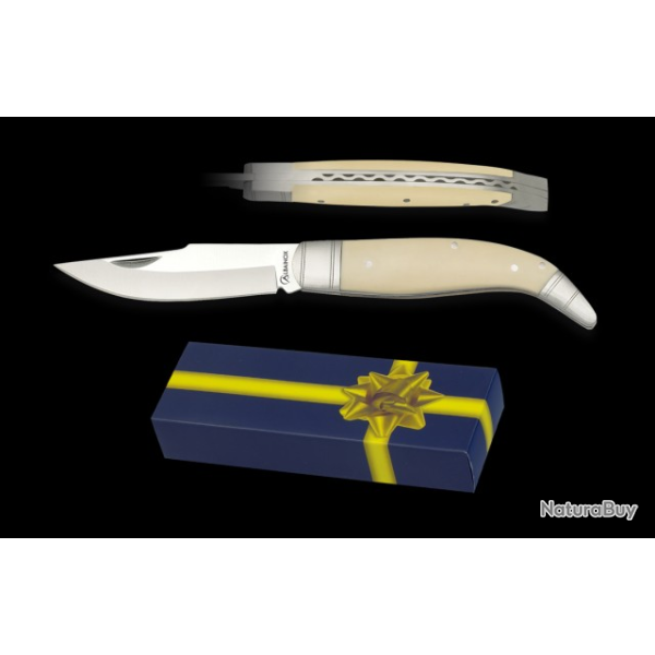 Couteau pliant acier/POM os. Lame 7 cm 1821507