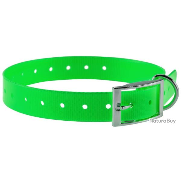 Collier polyur�thane haute visibilit� vert