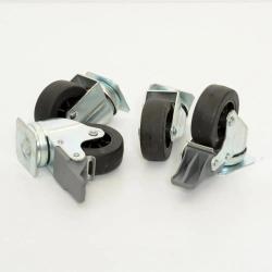 Set 4 Roues pour cage transport IATA - Transport animaux par avion