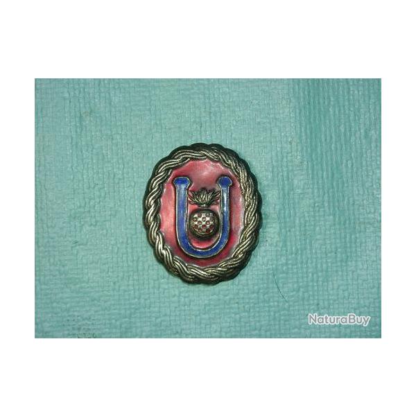 Boucle de ceinture Croate Ustachis U 39/45 �maill�