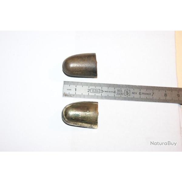 paire mitres laiton pleines pour couteaux - VENDU PAR JEPERCUTE (D20M201)