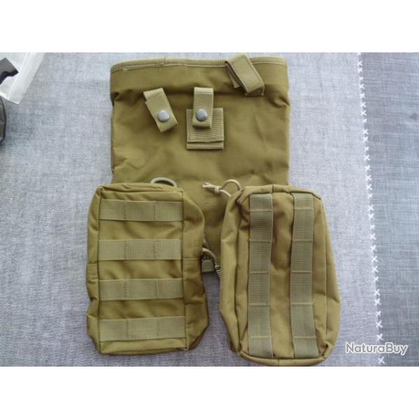lot de pochette molle - verte