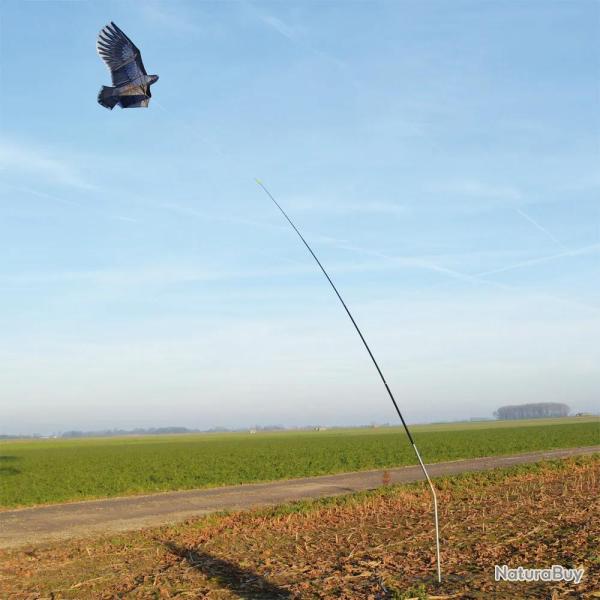 M�t t�lescopique pour cerf volant effaroucheur