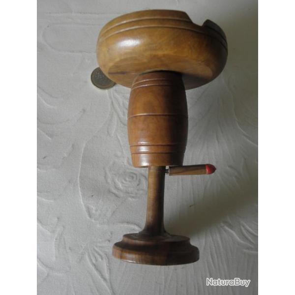 vintage cendrier fantaisie mexicain en bois