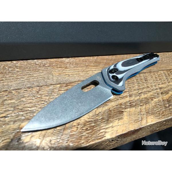 Couteau Gerber Sumo Black/White Lame 7Cr17MoV Manche G10 Ball Bearing Pivot Lock Clip G1815