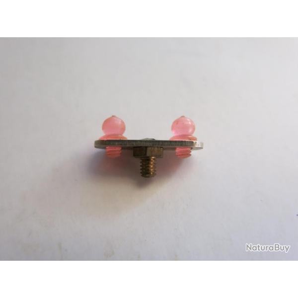 VENDU PAR CUIRASSIER11 N� 2 DOUBLE GUIDON DE VISEE ROSE