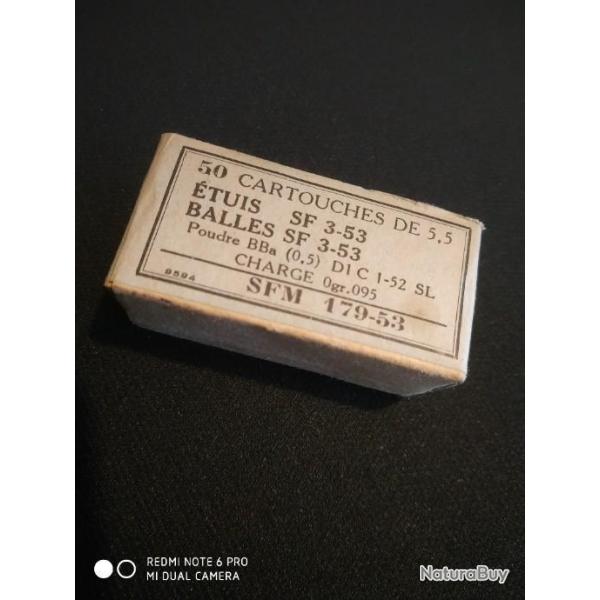 Boite militaire 5.5 (22lr) (1953)