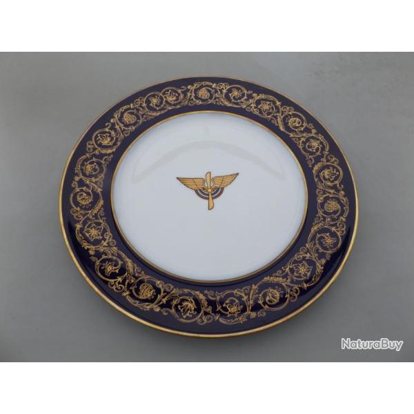 Ancienne Superbe assiette mess officier arm�e de l'air
