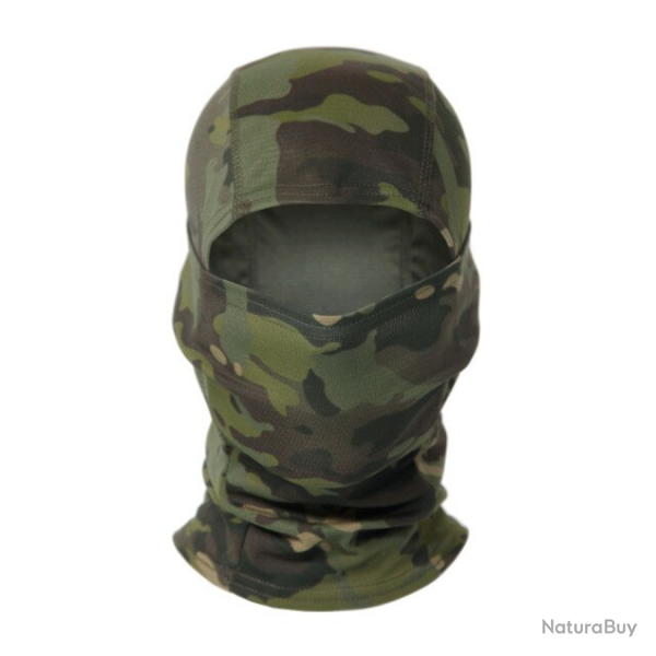 Cagoule int�grale fine mixte, camo fonc�, taille unique.