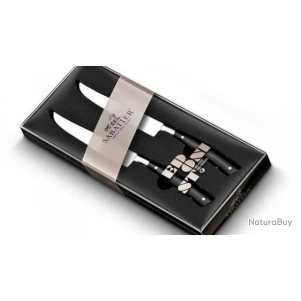 Coffret de 2 couteaux- steak 12 cm Lion Sabatier Edonist
