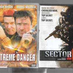 marines, sector 4, catch 22, sous la ville, extrème danger , la flamme pourpre , lot 8 dvd guerres
