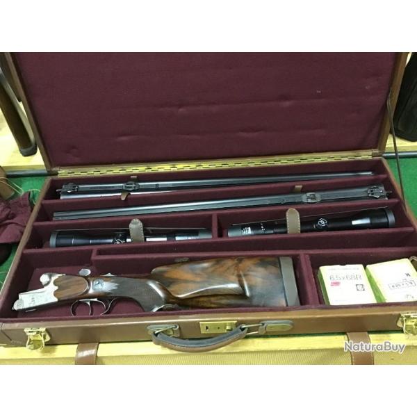 drilling franz sodia ferlach cal 12/70 9.3x74r et cal 12/70 6.5x68r