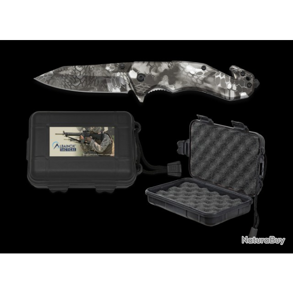 Couteau pliant Phyton Camo. Bo�te ABS 1857507