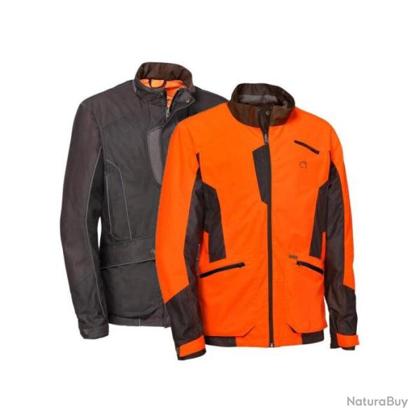 Veste de chasse r�versible Club Interchasse Janus Orange Marron