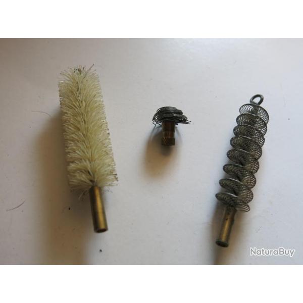 VENDU PAR CUIRASSIER11 LOT N� 12 DE TROIS ECOUVILLONS CALIBRE 14 MM