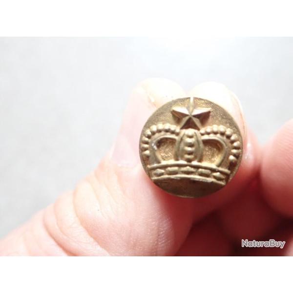 Bouton, insigne avec couronne �toil�e. Drago