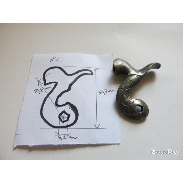 VENDU  PAR CUIRASSIER11 N 1 CHIEN GAUCHE POUR FUSILS A   CHEMINEES