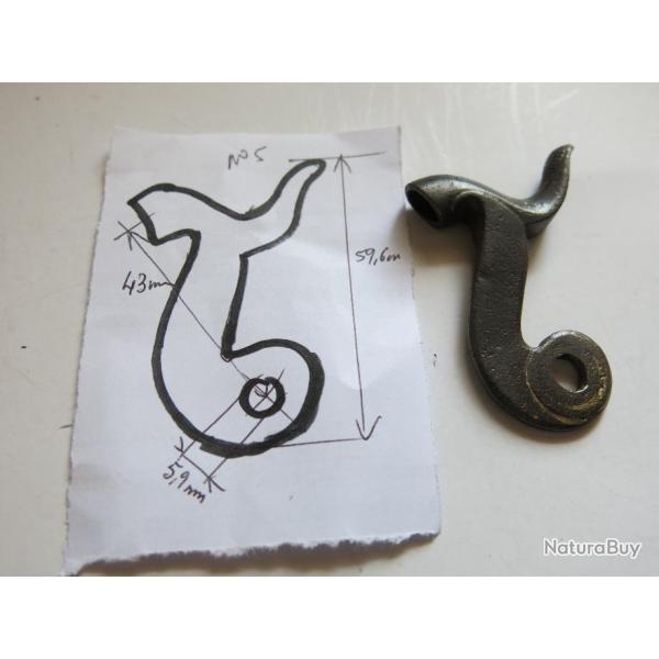 VENDU  PAR CUIRASSIER11 N 5 CHIEN GAUCHE POUR FUSILS A CHEMINEES