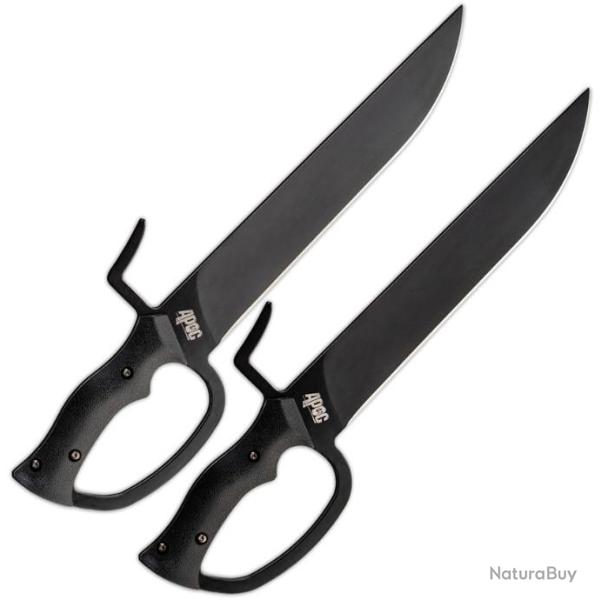 Couteaux APOC Butterfly Swords Lame Acier 9260 Manche G10 Etui Kydex DRK35590