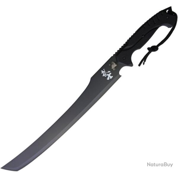Machette Guerrier Manche en ABS avec lame tanto en acier inox et Etui en Nylon FSW420B07