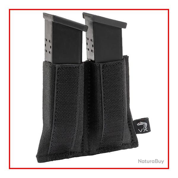  Porte chargeur double VX Pistol Viper NOIR